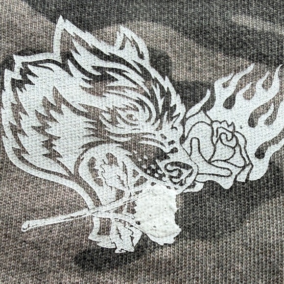 Darc Sport x Civil Regime Roses While We’re Here Baby Tee - Camo - Large - Picture 6 of 8